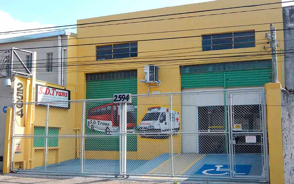 Fachada da unidade da SD Trans em São Paulo