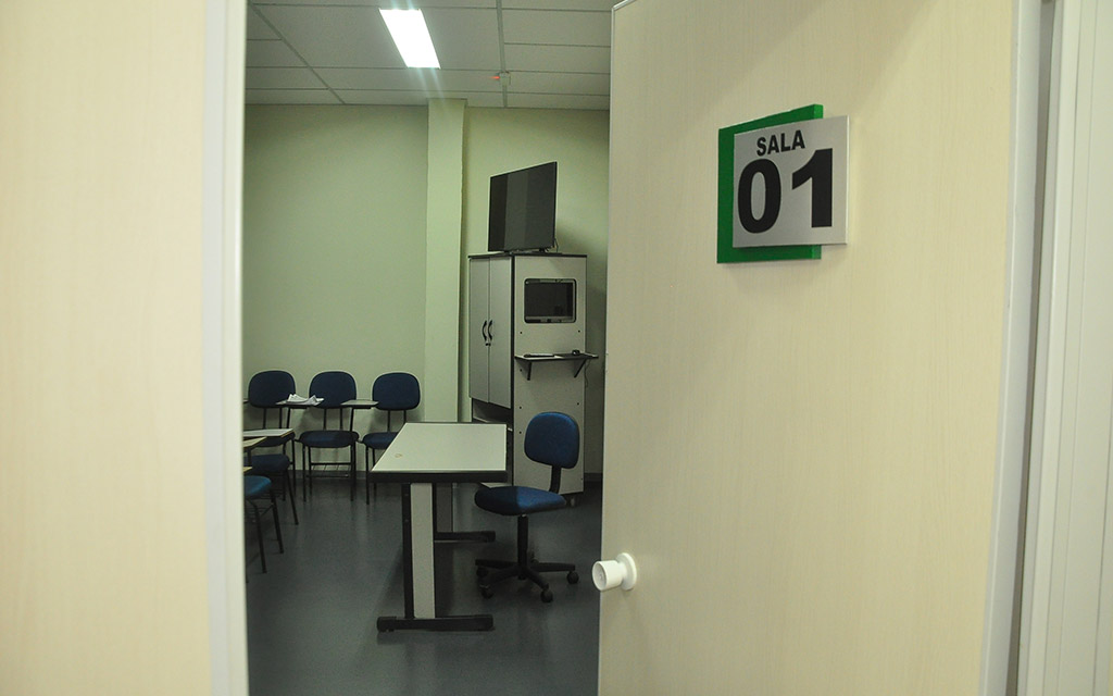 Sala de treinamento da SD Trans